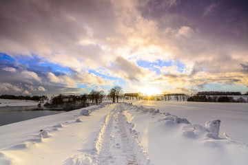 atardecer en clausthal zellerfeld