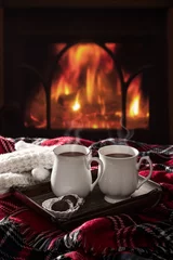 Photo sur Plexiglas Chocolat Hot Chocolate Drinks