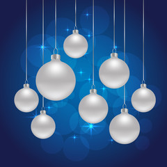 christmas blue background