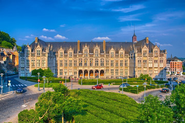 Saint lamberts in front of former palace