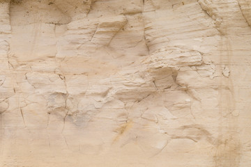 Detail: Gesteinsstruktur am am Xwejni Bay auf Gozo - Malta