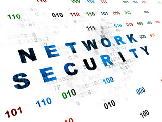 Privacy concept: Network Security on Digital background