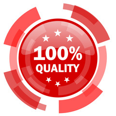 quality red glossy web icon