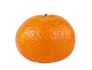 Mandarin on a white background