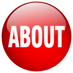 about red round gel isolated push button