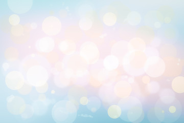 bokeh in soft color style