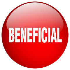 beneficial red round gel isolated push button
