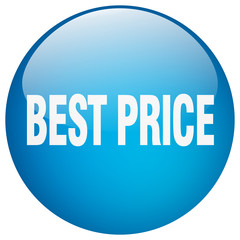 best price blue round gel isolated push button