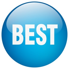 best blue round gel isolated push button