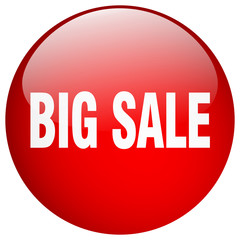 big sale red round gel isolated push button