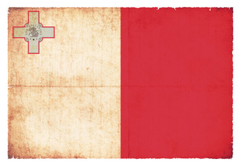 Grunge-Flagge Malta
