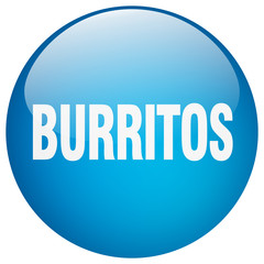 burritos blue round gel isolated push button
