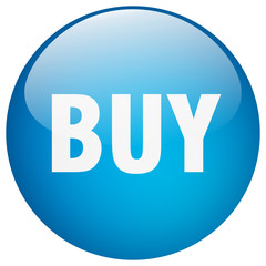 buy blue round gel isolated push button