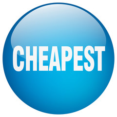 cheapest blue round gel isolated push button