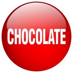 chocolate red round gel isolated push button