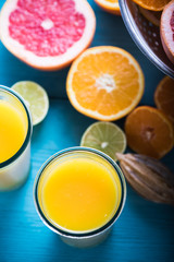 Fresh squeezed citrus juice