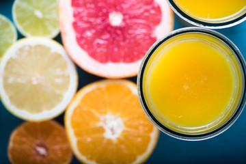 Fresh squeezed citrus juice