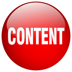 content red round gel isolated push button