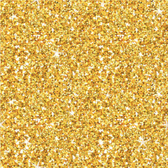 Golden Glitter Background - seamless pattern