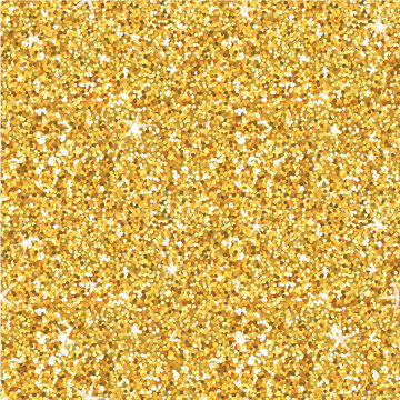 Golden Glitter Background - seamless pattern