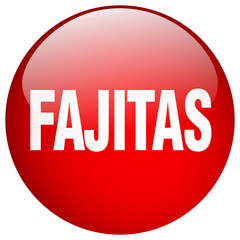 fajitas red round gel isolated push button