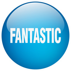 fantastic blue round gel isolated push button