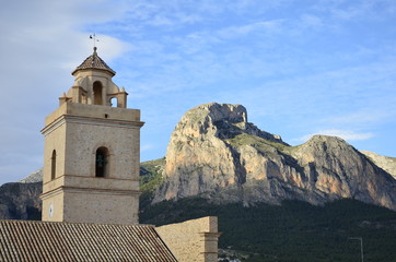 Iglesia de Polop en Alicante