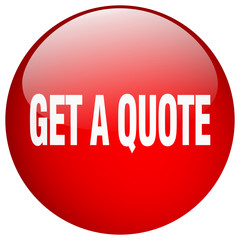 get a quote red round gel isolated push button