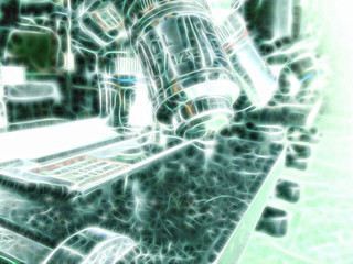 Microscope macro creative.