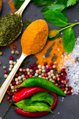 Kräuter und Gewürze