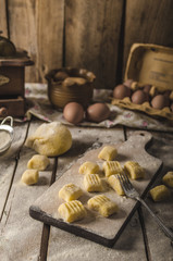 Homemade potato gnocchi
