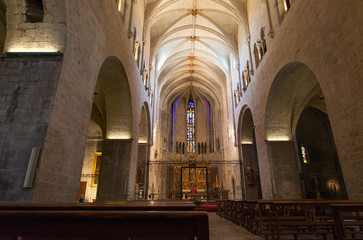 Fototapeta premium Церковь Сан-Фелиу. Жирона. Каталония, Испания. 