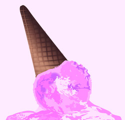 Fallen Ice Cream Cone