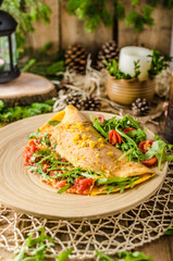 Vegetarian omelette
