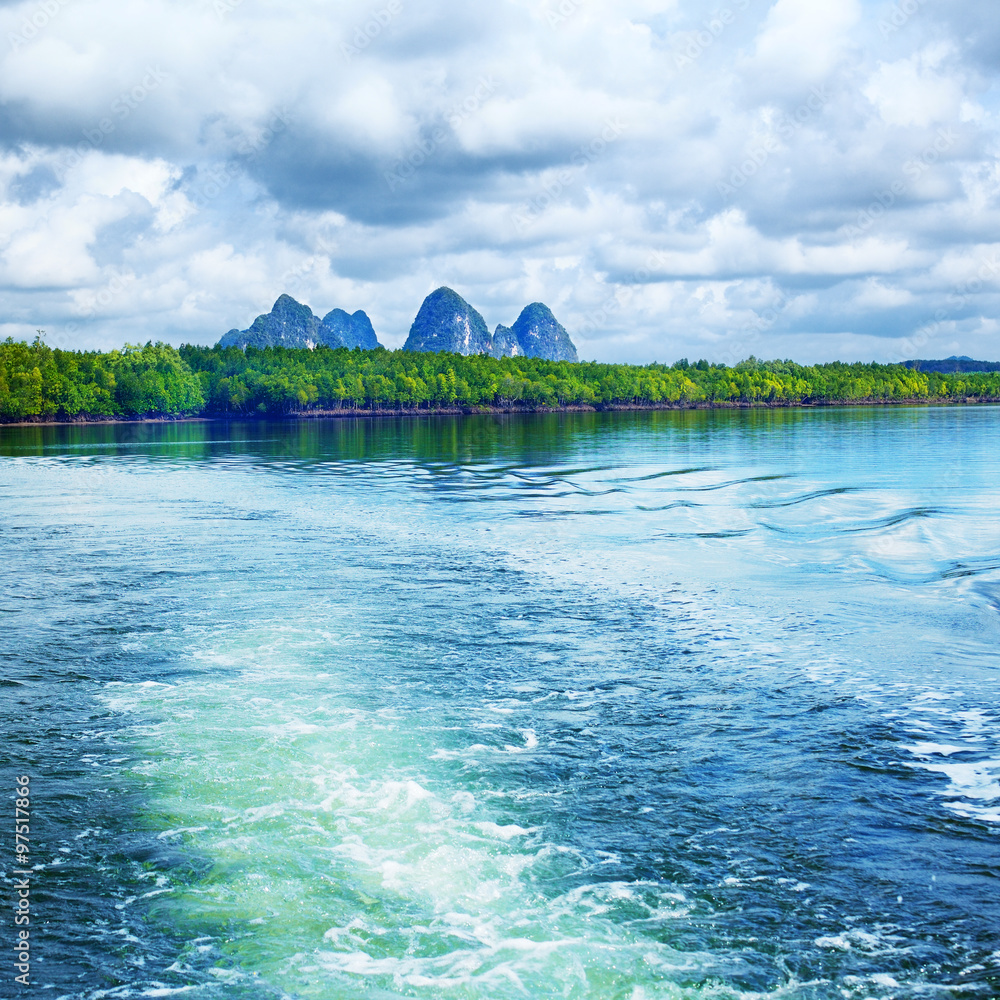 Wall mural Andaman Sea Shore