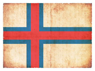 Grunge-Flagge Färöer