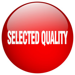selected quality red round gel isolated push button