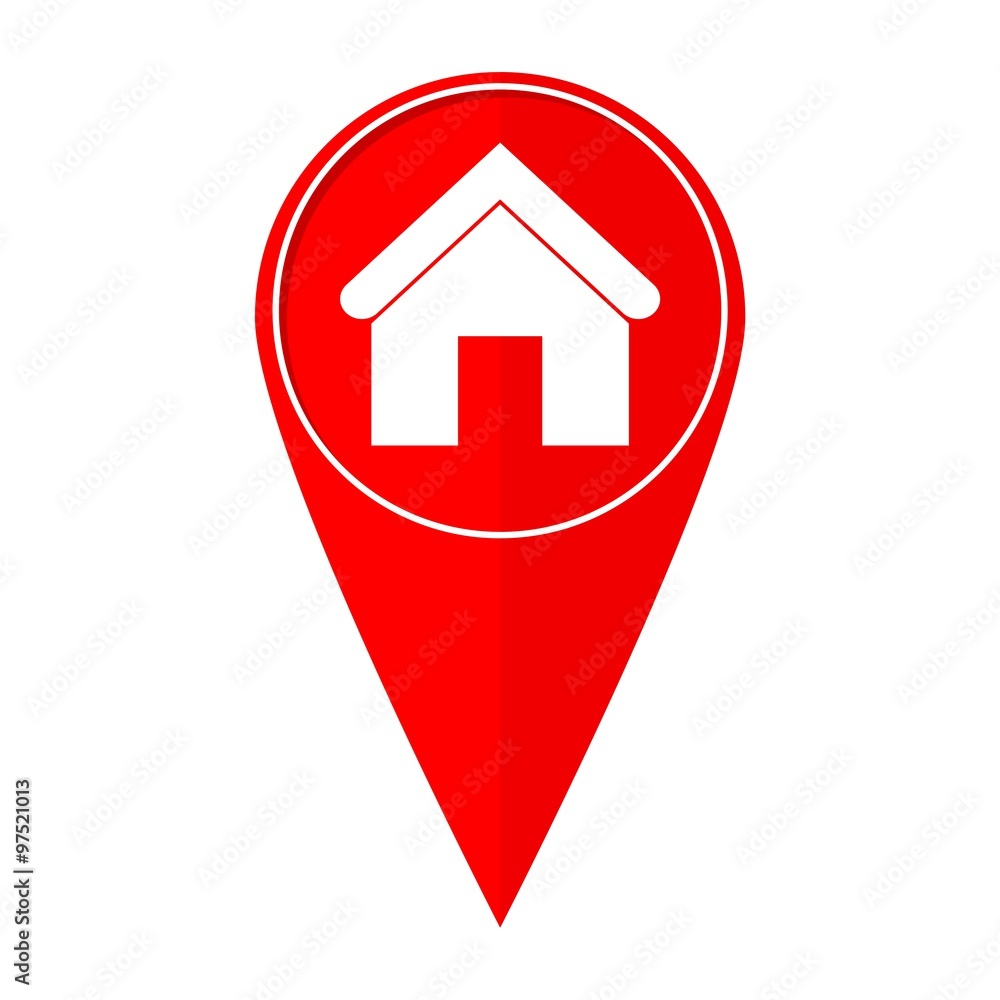 Poster map pointer home