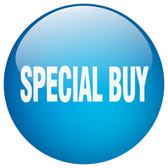 special buy blue round gel isolated push button