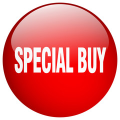 special buy red round gel isolated push button