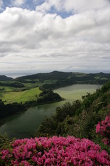 Naklejka premium Lagoa das Furnas - Azoren