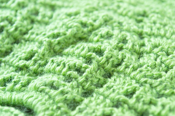 Handmade knitted cloth