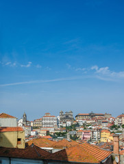 Obraz premium View of Porto city on summer day