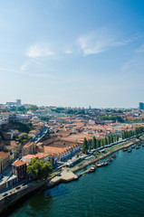 Fototapeta premium View of Porto city on summer day