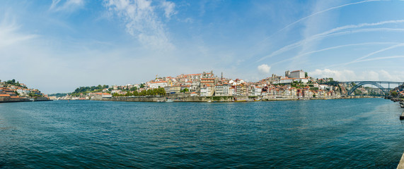 Fototapeta premium View of Porto city on summer day