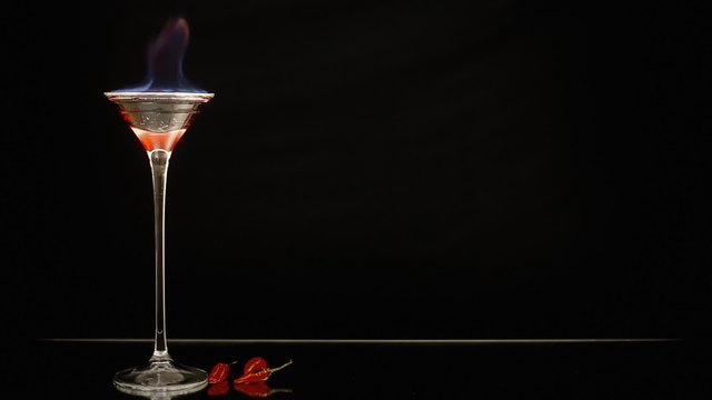 Burning drink red peppers 3