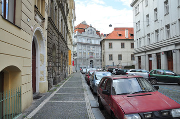 Fototapeta na wymiar Прага, улицы старого города