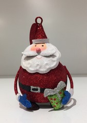 santa claus holding presents