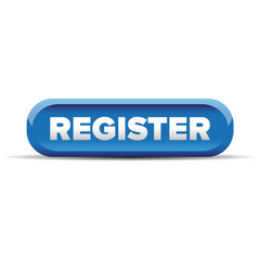 Register blue button vector - obrazy, fototapety, plakaty