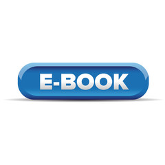Ebook button blue vector